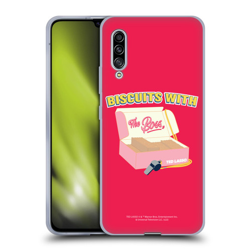 Ted Lasso Season 1 Graphics Biscuits With The Boss Soft Gel Case for Samsung Galaxy A90 5G (2019)