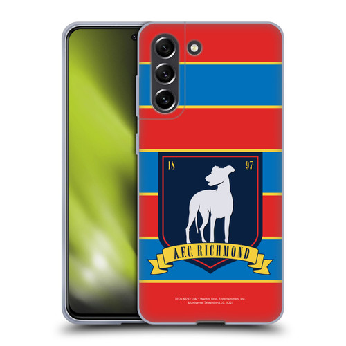 Ted Lasso Season 1 Graphics A.F.C Richmond Stripes Soft Gel Case for Samsung Galaxy S21 FE 5G