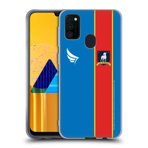 Ted Lasso Season 1 Graphics Jersey Soft Gel Case for Samsung Galaxy M30s (2019)/M21 (2020)