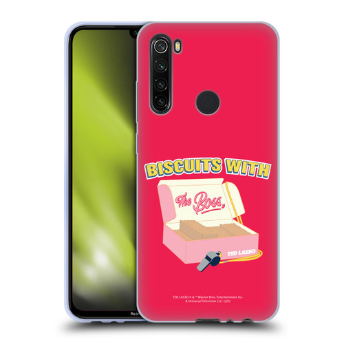 Ted Lasso Season 1 Graphics Biscuits With The Boss Soft Gel Case for Xiaomi Redmi Note 8T