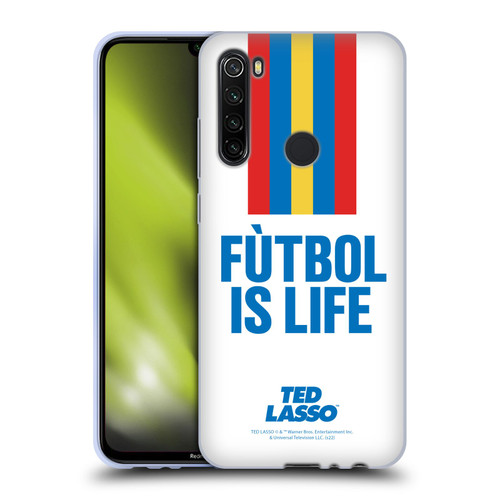 Ted Lasso Season 1 Graphics Futbol Is Life Soft Gel Case for Xiaomi Redmi Note 8T