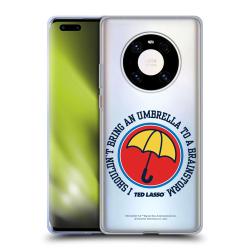 Ted Lasso Season 2 Graphics Umbrella Soft Gel Case for Huawei Mate 40 Pro 5G