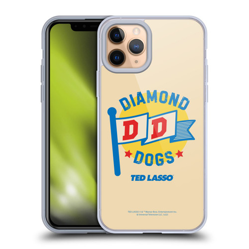 Ted Lasso Season 2 Graphics Diamond Dogs Soft Gel Case for Apple iPhone 11 Pro