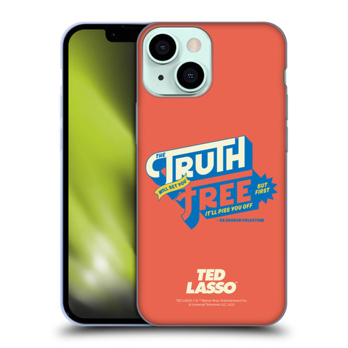 Ted Lasso Season 2 Graphics Truth Soft Gel Case for Apple iPhone 13 Mini