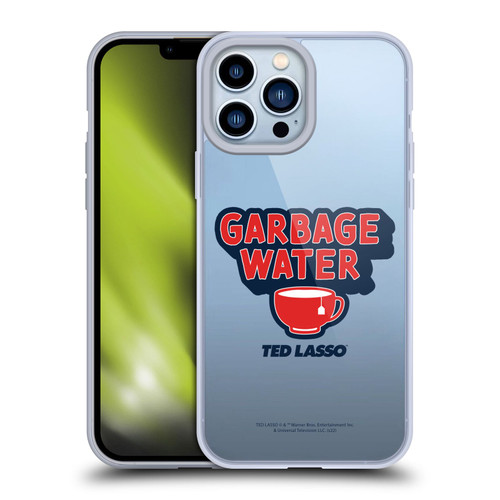 Ted Lasso Season 2 Graphics Garbage Water Soft Gel Case for Apple iPhone 13 Pro Max & MagSafe