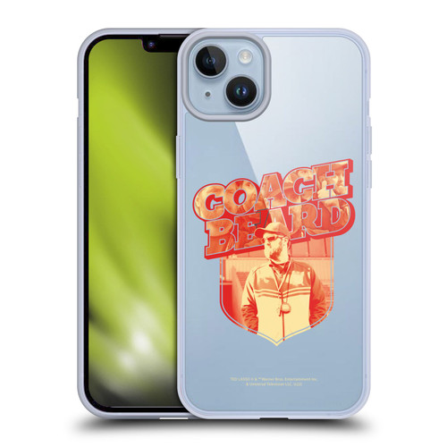 Ted Lasso Season 2 Graphics Coach Beard Soft Gel Case for Apple iPhone 14 Plus & MagSafe