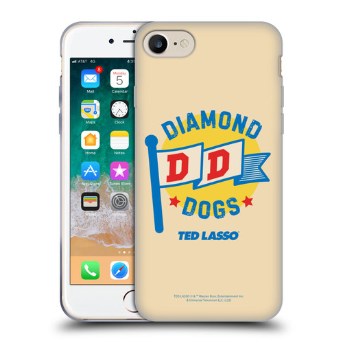 Ted Lasso Season 2 Graphics Diamond Dogs Soft Gel Case for Apple iPhone 7 / 8 / SE 2020 & 2022