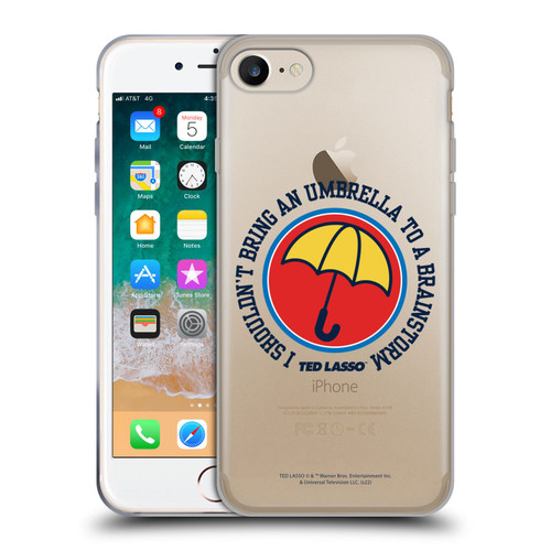 Ted Lasso Season 2 Graphics Umbrella Soft Gel Case for Apple iPhone 7 / 8 / SE 2020 & 2022