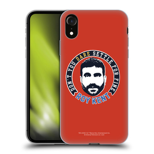 Ted Lasso Season 2 Graphics Roy Kent Soft Gel Case for Apple iPhone XR