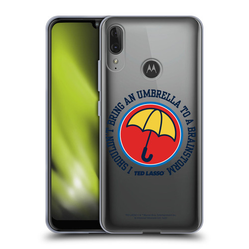 Ted Lasso Season 2 Graphics Umbrella Soft Gel Case for Motorola Moto E6 Plus