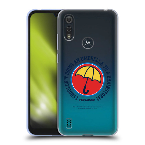 Ted Lasso Season 2 Graphics Umbrella Soft Gel Case for Motorola Moto E6s (2020)