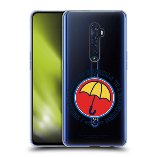 Ted Lasso Season 2 Graphics Umbrella Soft Gel Case for OPPO Reno 2