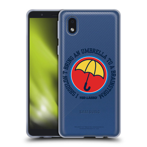 Ted Lasso Season 2 Graphics Umbrella Soft Gel Case for Samsung Galaxy A01 Core (2020)