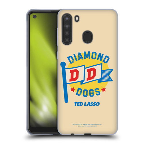 Ted Lasso Season 2 Graphics Diamond Dogs Soft Gel Case for Samsung Galaxy A21 (2020)
