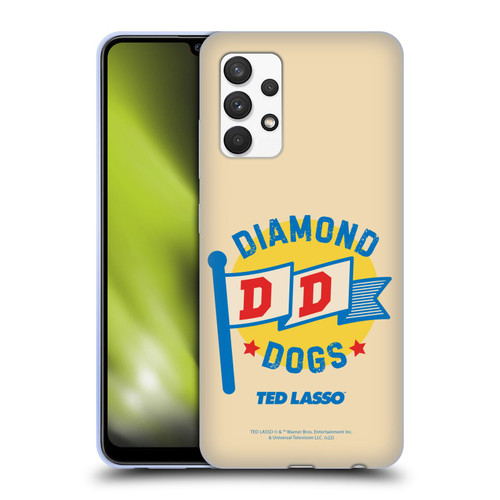 Ted Lasso Season 2 Graphics Diamond Dogs Soft Gel Case for Samsung Galaxy A32 (2021)