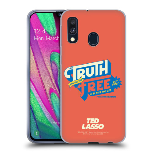 Ted Lasso Season 2 Graphics Truth Soft Gel Case for Samsung Galaxy A40 (2019)