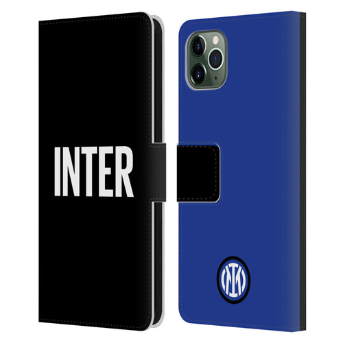 Fc Internazionale Milano Badge Inter Milano Logo Leather Book Wallet Case Cover For Apple iPhone 11 Pro Max