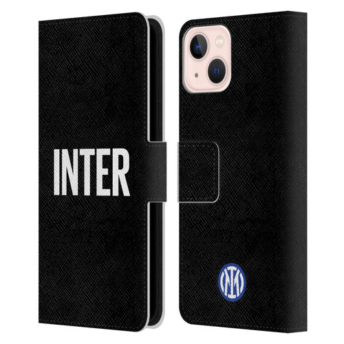 Fc Internazionale Milano Badge Inter Milano Logo Leather Book Wallet Case Cover For Apple iPhone 13