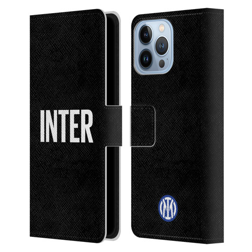 Fc Internazionale Milano Badge Inter Milano Logo Leather Book Wallet Case Cover For Apple iPhone 13 Pro Max