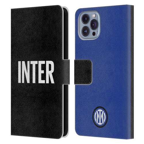 Fc Internazionale Milano Badge Inter Milano Logo Leather Book Wallet Case Cover For Apple iPhone 14