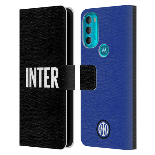 Fc Internazionale Milano Badge Inter Milano Logo Leather Book Wallet Case Cover For Motorola Moto G71 5G