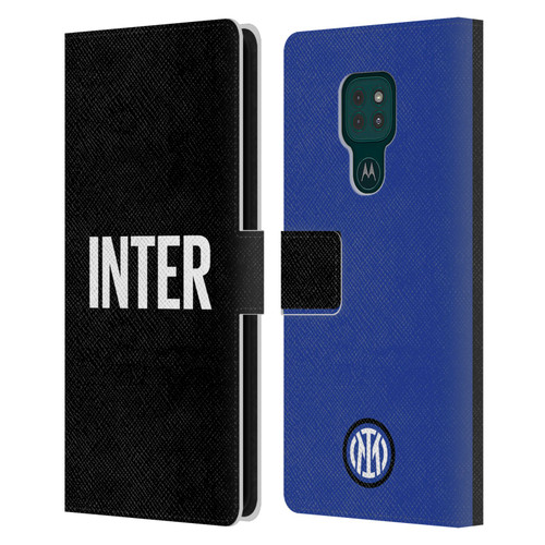 Fc Internazionale Milano Badge Inter Milano Logo Leather Book Wallet Case Cover For Motorola Moto G9 Play