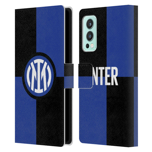 Fc Internazionale Milano Badge Flag Leather Book Wallet Case Cover For OnePlus Nord 2 5G