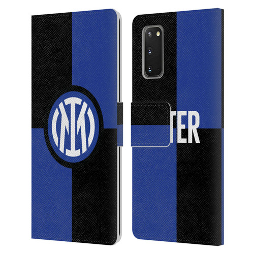 Fc Internazionale Milano Badge Flag Leather Book Wallet Case Cover For Samsung Galaxy S20 / S20 5G
