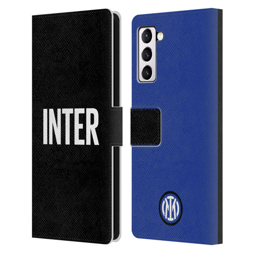 Fc Internazionale Milano Badge Inter Milano Logo Leather Book Wallet Case Cover For Samsung Galaxy S21+ 5G