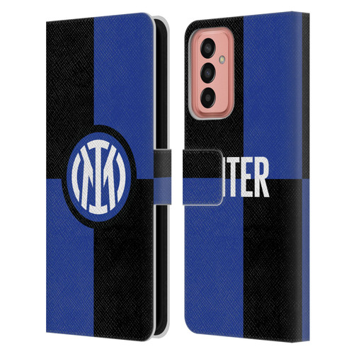 Fc Internazionale Milano Badge Flag Leather Book Wallet Case Cover For Samsung Galaxy M13 (2022)