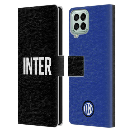 Fc Internazionale Milano Badge Inter Milano Logo Leather Book Wallet Case Cover For Samsung Galaxy M33 (2022)