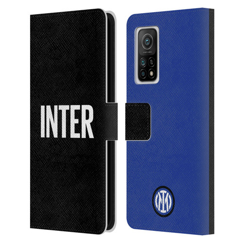 Fc Internazionale Milano Badge Inter Milano Logo Leather Book Wallet Case Cover For Xiaomi Mi 10T 5G