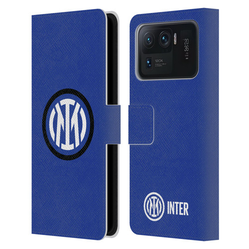 Fc Internazionale Milano Badge Logo Leather Book Wallet Case Cover For Xiaomi Mi 11 Ultra