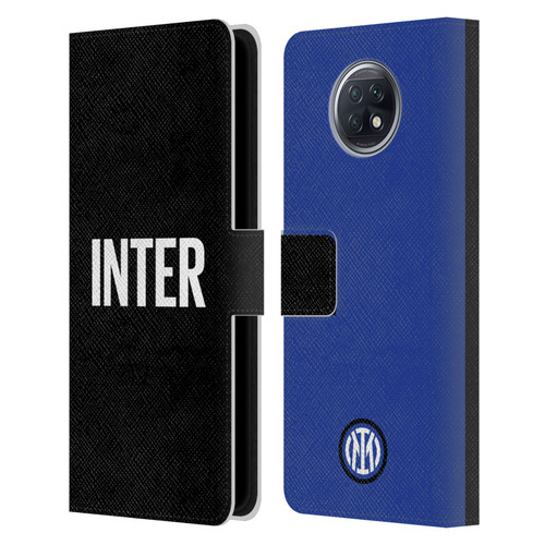 Fc Internazionale Milano Badge Inter Milano Logo Leather Book Wallet Case Cover For Xiaomi Redmi Note 9T 5G