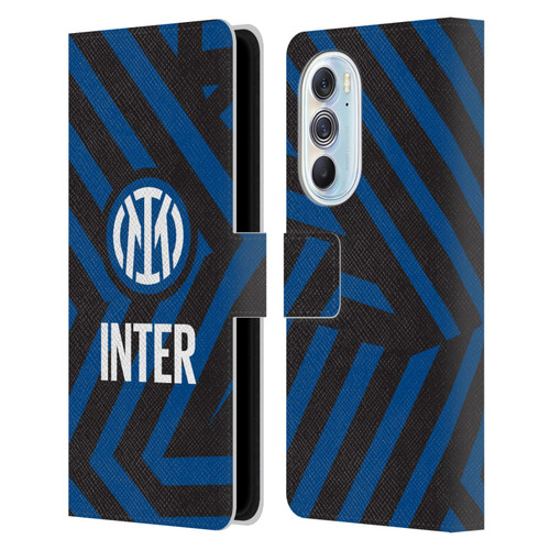 Fc Internazionale Milano Patterns Abstract 1 Leather Book Wallet Case Cover For Motorola Edge X30