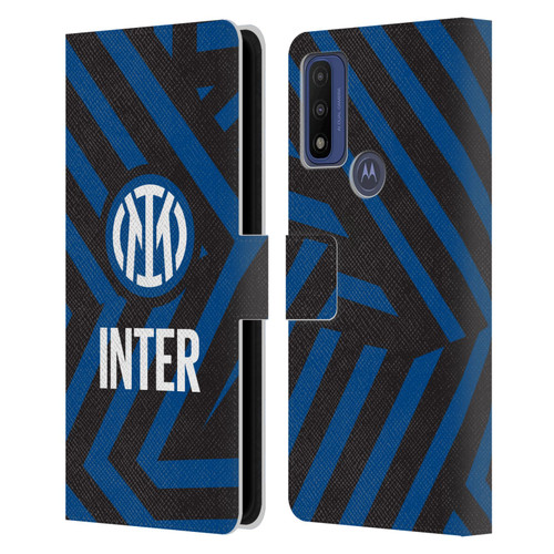 Fc Internazionale Milano Patterns Abstract 1 Leather Book Wallet Case Cover For Motorola G Pure