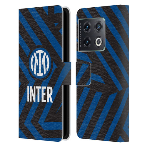 Fc Internazionale Milano Patterns Abstract 1 Leather Book Wallet Case Cover For OnePlus 10 Pro