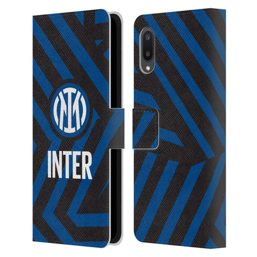 Fc Internazionale Milano Patterns Abstract 1 Leather Book Wallet Case Cover For Samsung Galaxy A02/M02 (2021)