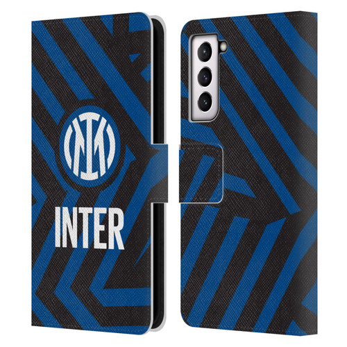 Fc Internazionale Milano Patterns Abstract 1 Leather Book Wallet Case Cover For Samsung Galaxy S21 5G