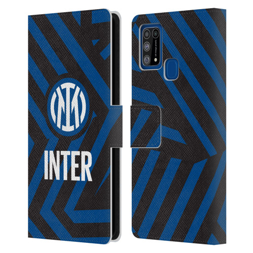 Fc Internazionale Milano Patterns Abstract 1 Leather Book Wallet Case Cover For Samsung Galaxy M31 (2020)