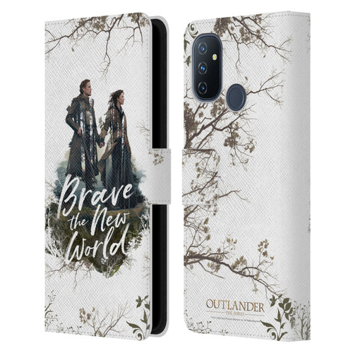 Outlander Composed Graphics Brave The New World Leather Book Wallet Case Cover For OnePlus Nord N100
