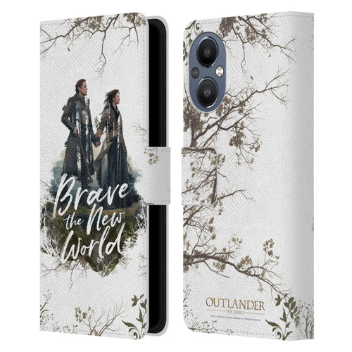 Outlander Composed Graphics Brave The New World Leather Book Wallet Case Cover For OnePlus Nord N20 5G