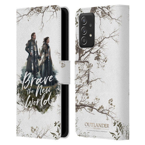 Outlander Composed Graphics Brave The New World Leather Book Wallet Case Cover For Samsung Galaxy A53 5G (2022)
