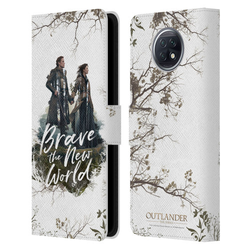 Outlander Composed Graphics Brave The New World Leather Book Wallet Case Cover For Xiaomi Redmi Note 9T 5G