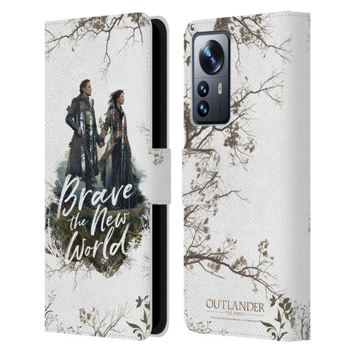 Outlander Composed Graphics Brave The New World Leather Book Wallet Case Cover For Xiaomi 12 Pro