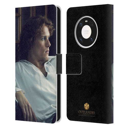 Outlander Characters Jamie White Shirt Leather Book Wallet Case Cover For Huawei Mate 40 Pro 5G
