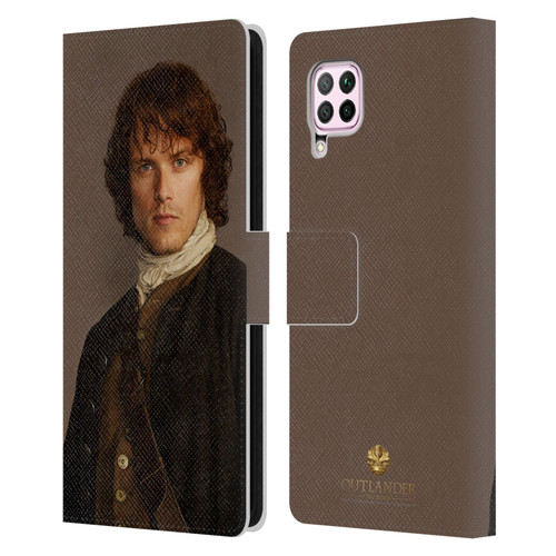 Outlander Characters Jamie Traditional Leather Book Wallet Case Cover For Huawei Nova 6 SE / P40 Lite