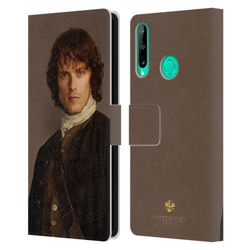 Outlander Characters Jamie Traditional Leather Book Wallet Case Cover For Huawei P40 lite E