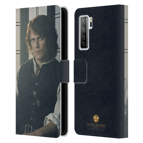 Outlander Characters Jamie Fraser Leather Book Wallet Case Cover For Huawei Nova 7 SE/P40 Lite 5G