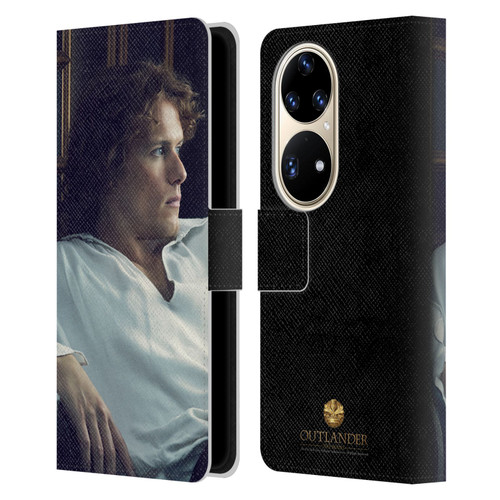 Outlander Characters Jamie White Shirt Leather Book Wallet Case Cover For Huawei P50 Pro